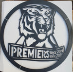TIGERS back to back PLAQUE 49cm