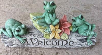 WELCOME 3 FROGS - PICK UP ONLY